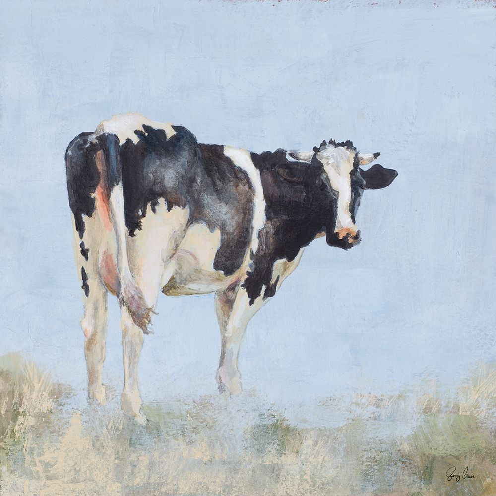 Posing Cow Poster Print by Jenny Green - Item # VARPDX13793