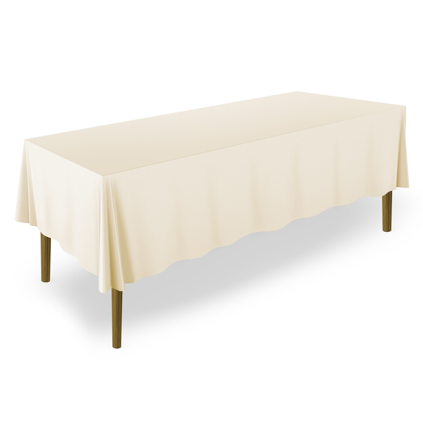 Lann's Linens - Premium Tablecloth for Wedding / Banquet / Restaurant - Rectangular Polyester Fabric Table Cloth