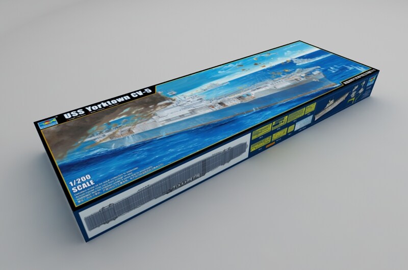 Trumpeter  1/200 USS Yorktown CV-5 Plastic Model