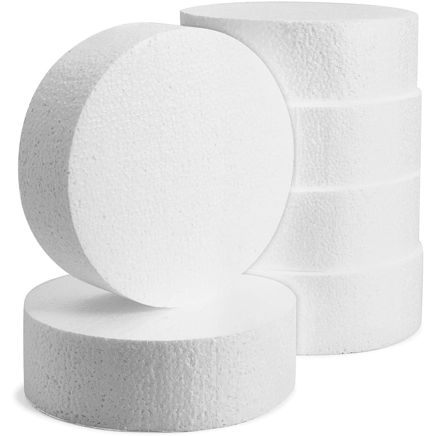 White Foam Disks, 2-ct. Packs