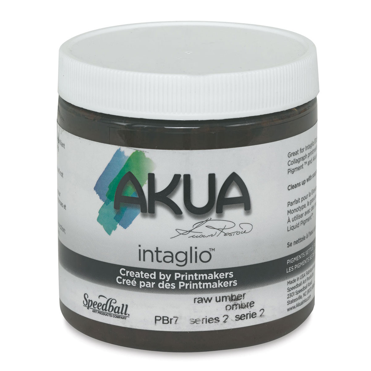 Akua Intaglio Ink - Raw Umber, 237 ml