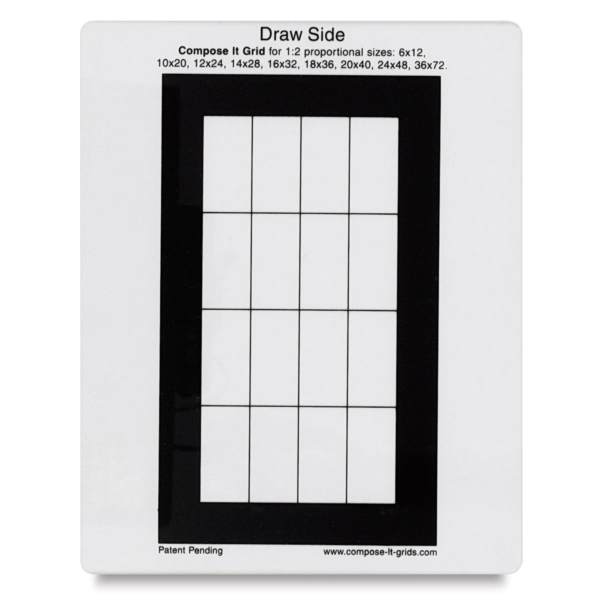 Compose It Grid - 8&#x22; x 10&#x22;, Single Grid, 1:2