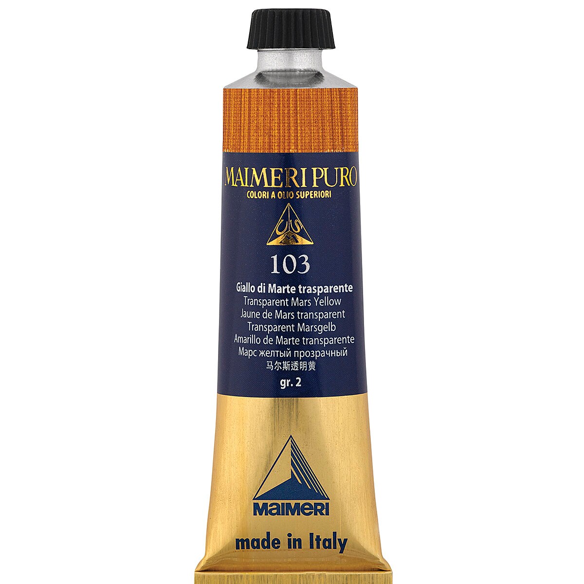 Maimeri Puro Oil Color - Transparent Mars Yellow, 40 ml tube