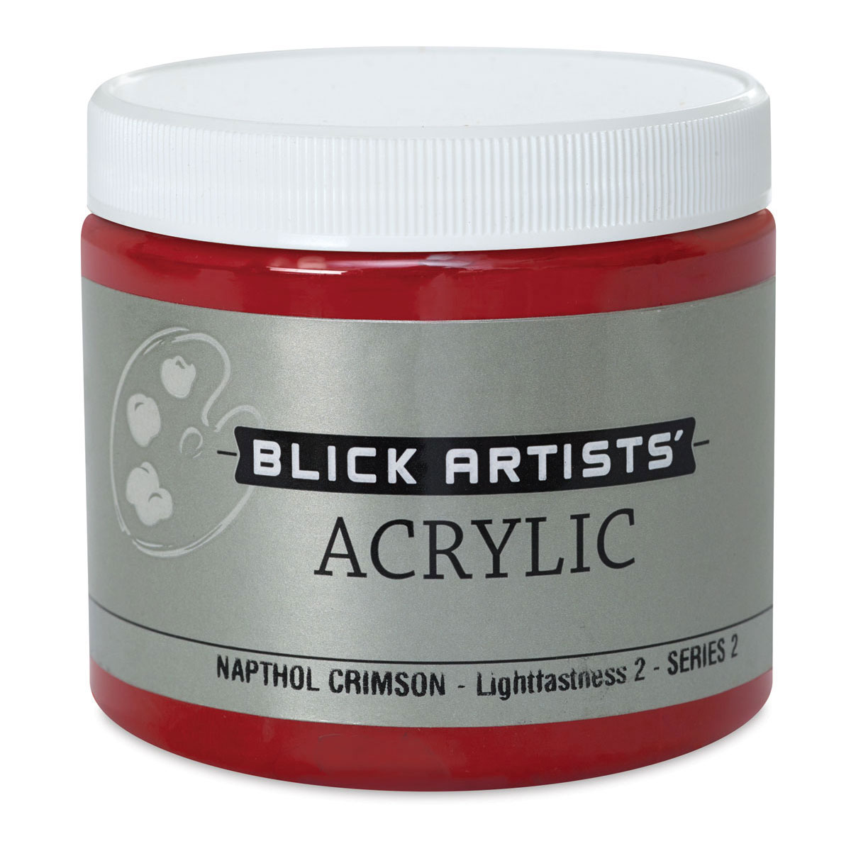 Blick Artists&#x27; Acrylic - Naphthol Crimson, 16 oz jar