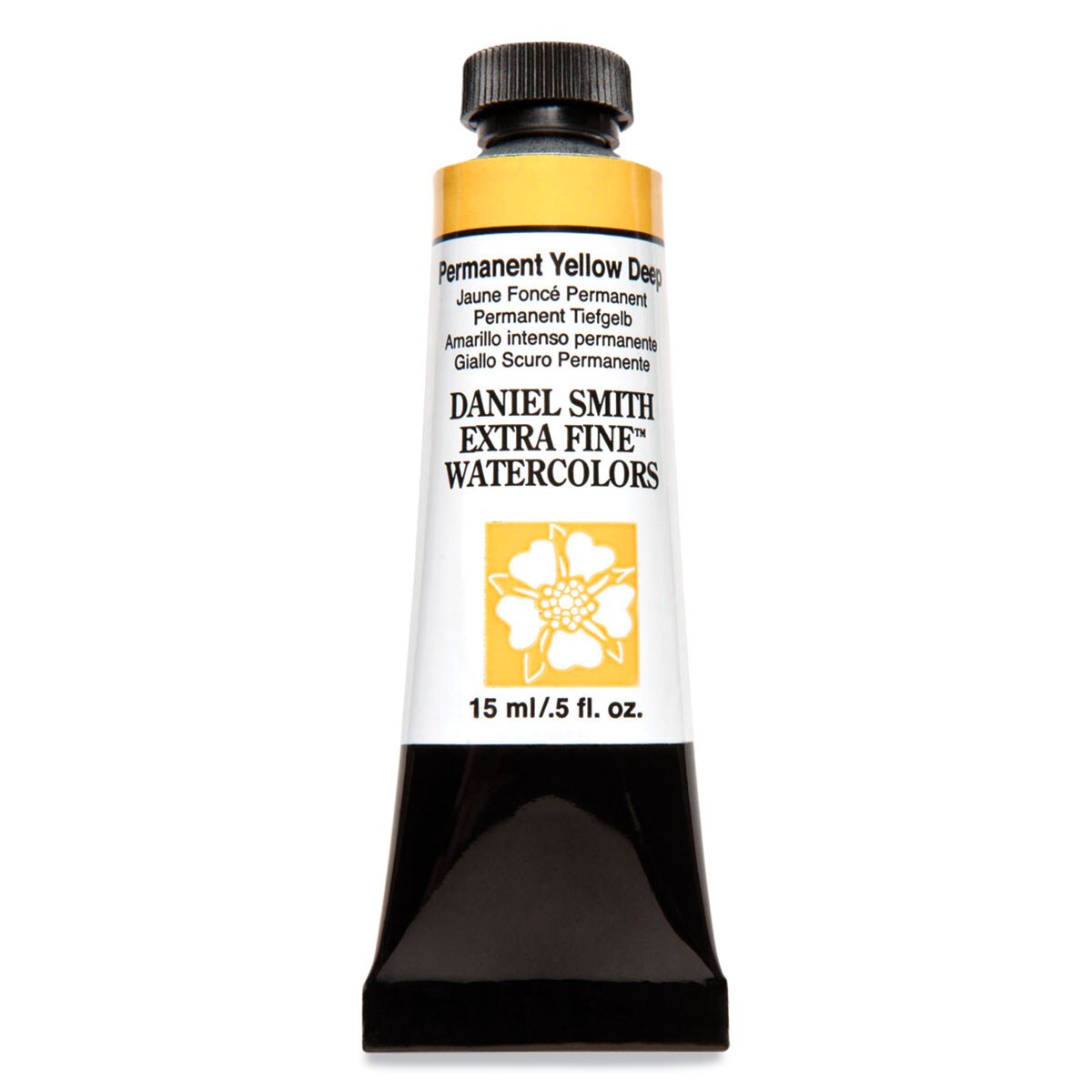 Daniel Smith Extra Fine Watercolor - Permanent Yellow Deep, 15 ml Tube