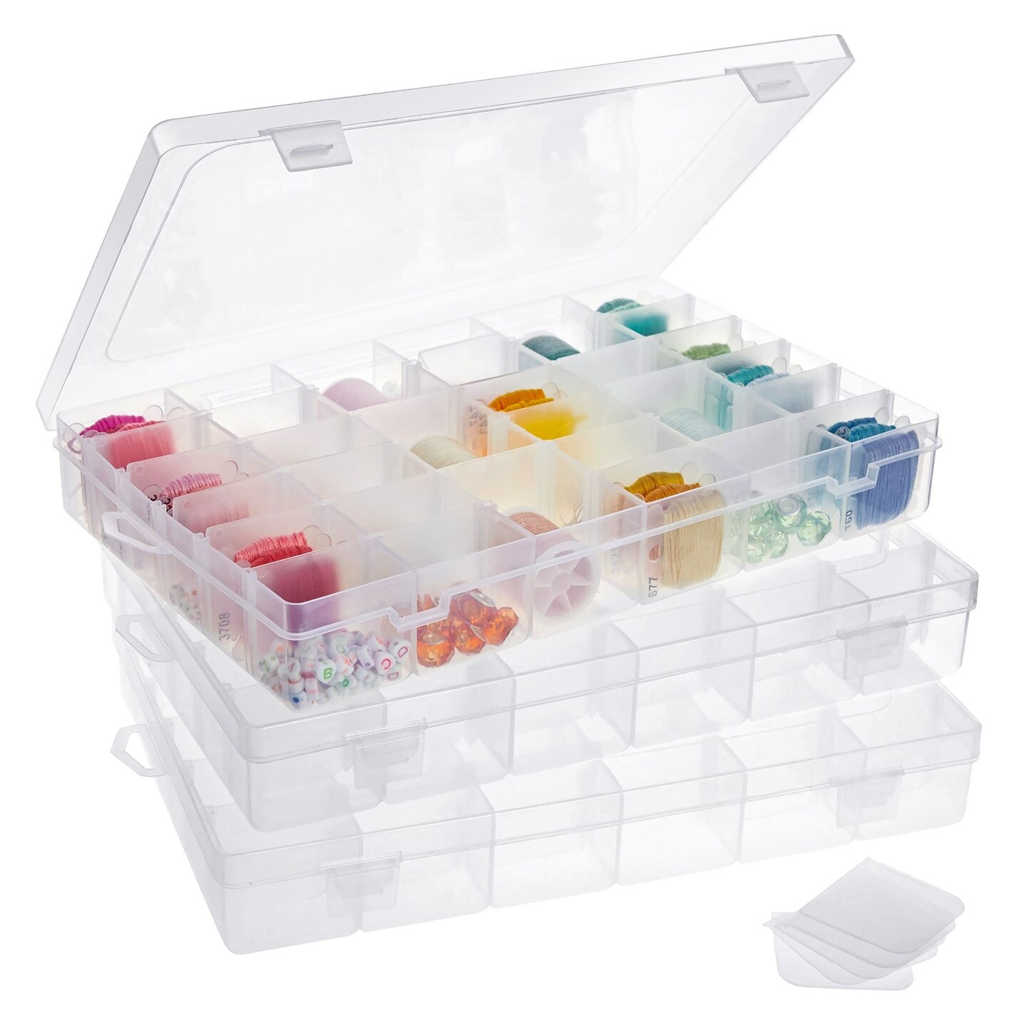 Clear plastic online jewelry box