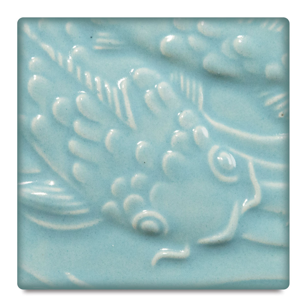 Amaco Liquid Gloss Glaze - Pint, Robin's Egg, Transparent