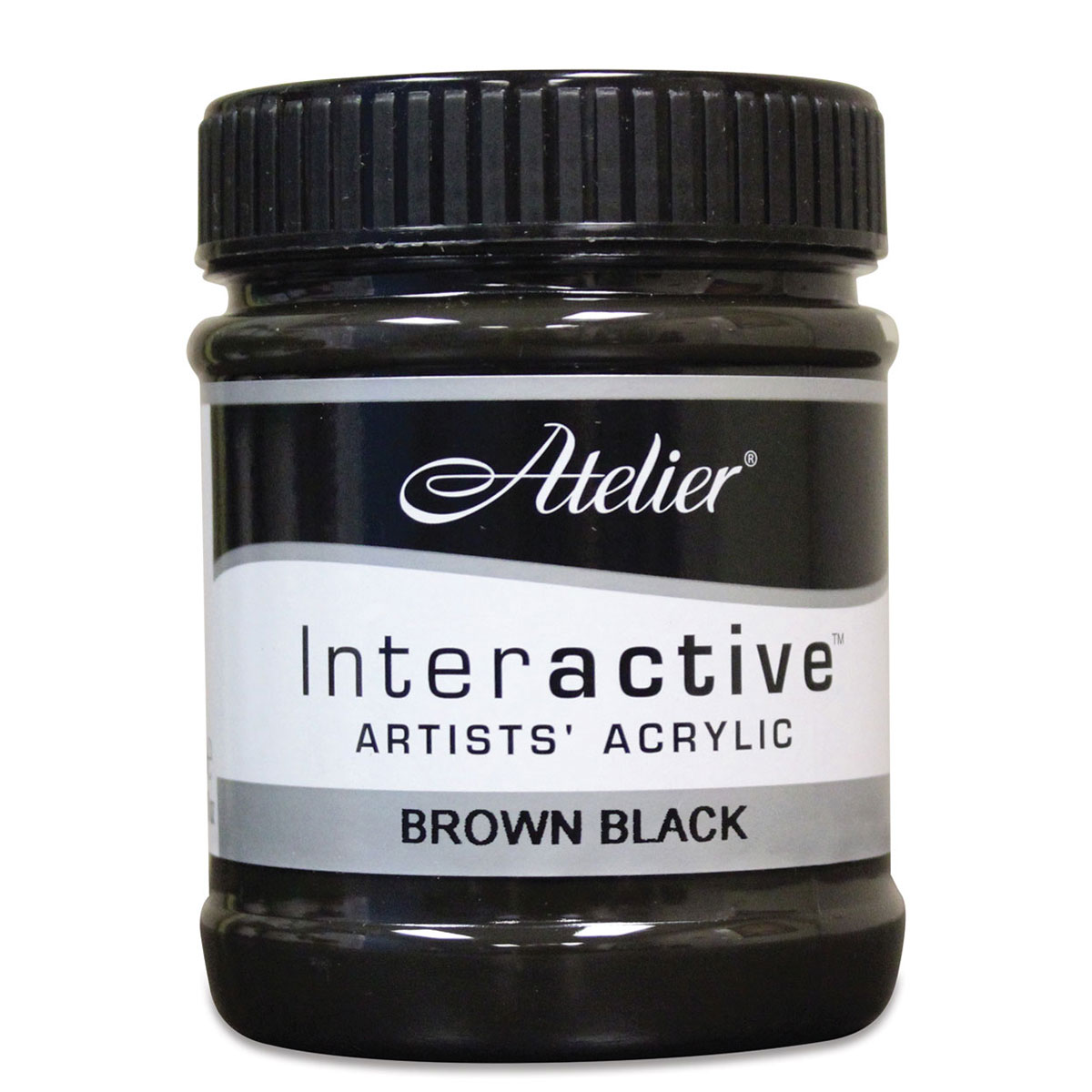 Chroma Atelier Interactive Artists&#x27; Acrylics - Brown Black, 250 ml jar