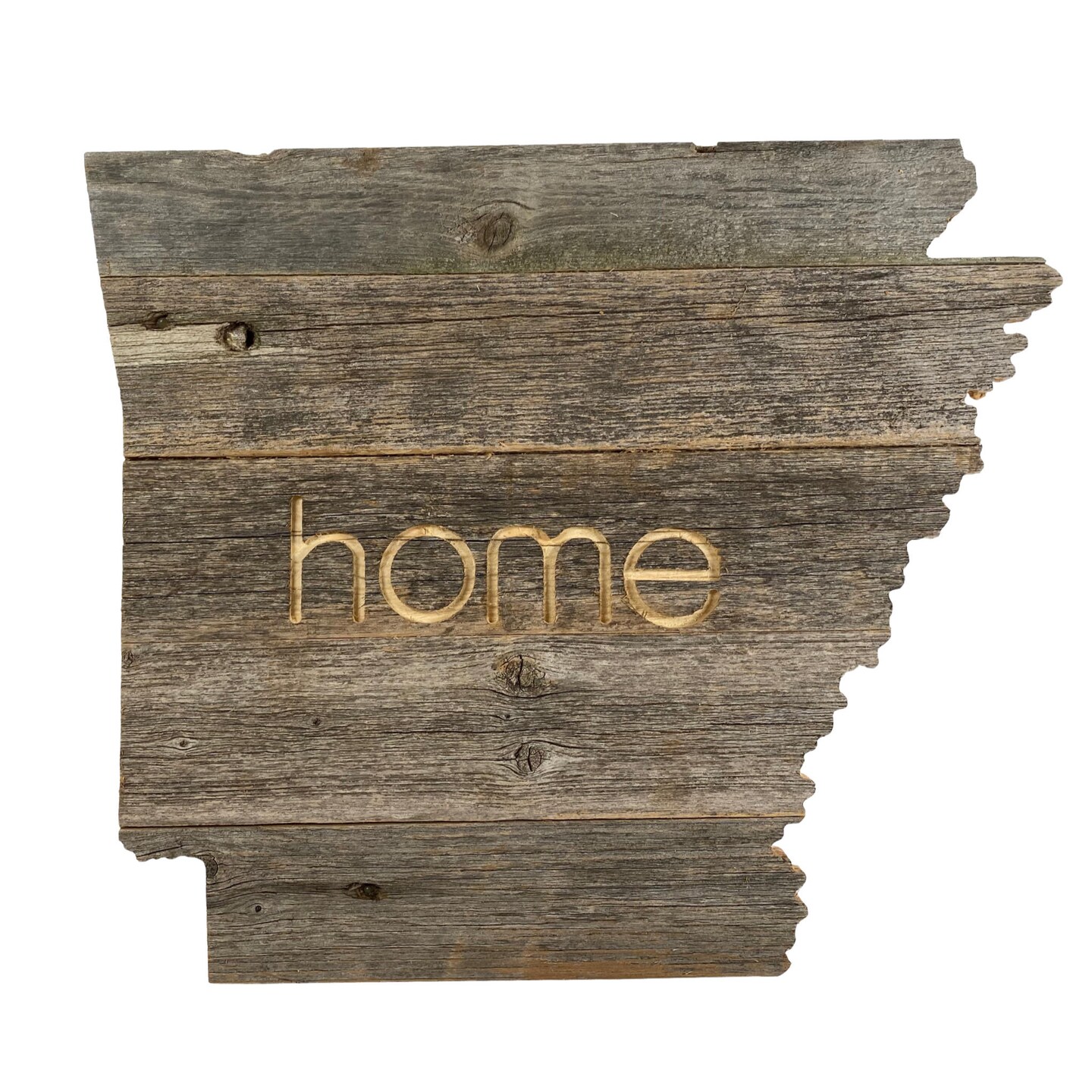 Large Rustic Farmhouse Home State Reclaimed Wood Wall Sign | Michaels