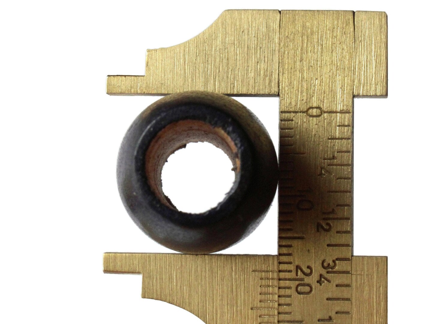 6 30mm Mixed Color Wood Barrel Beads Wooden Tube Beads Large Hole Macrame Beads