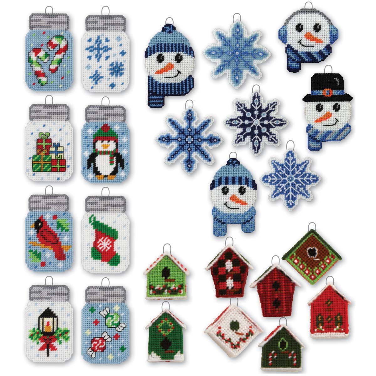 Herrschners Holiday Ornament Set Plastic Canvas Michaels