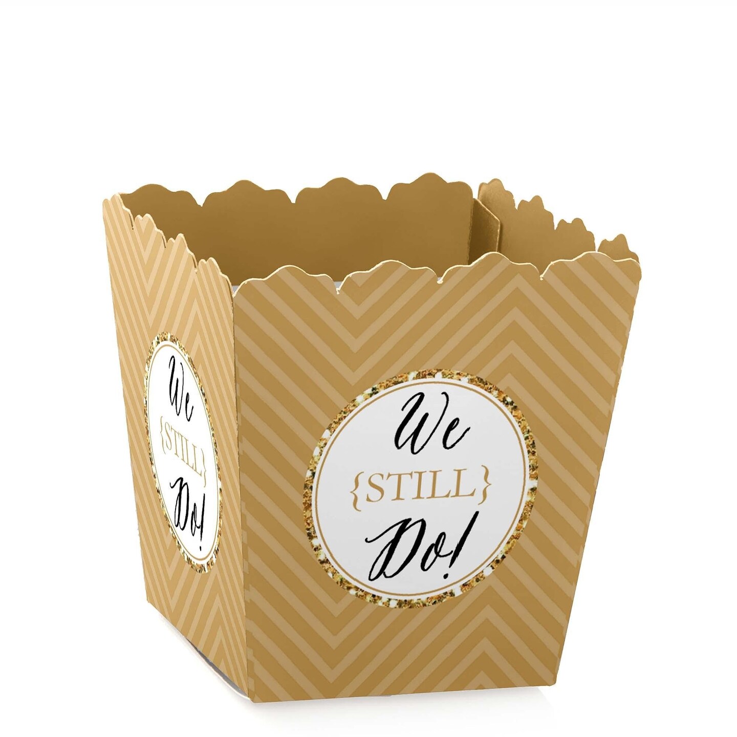 Big Dot of Happiness We Still Do - Party Mini Favor Boxes - 50th Wedding Anniversary Party Treat Candy Boxes - Set of 12