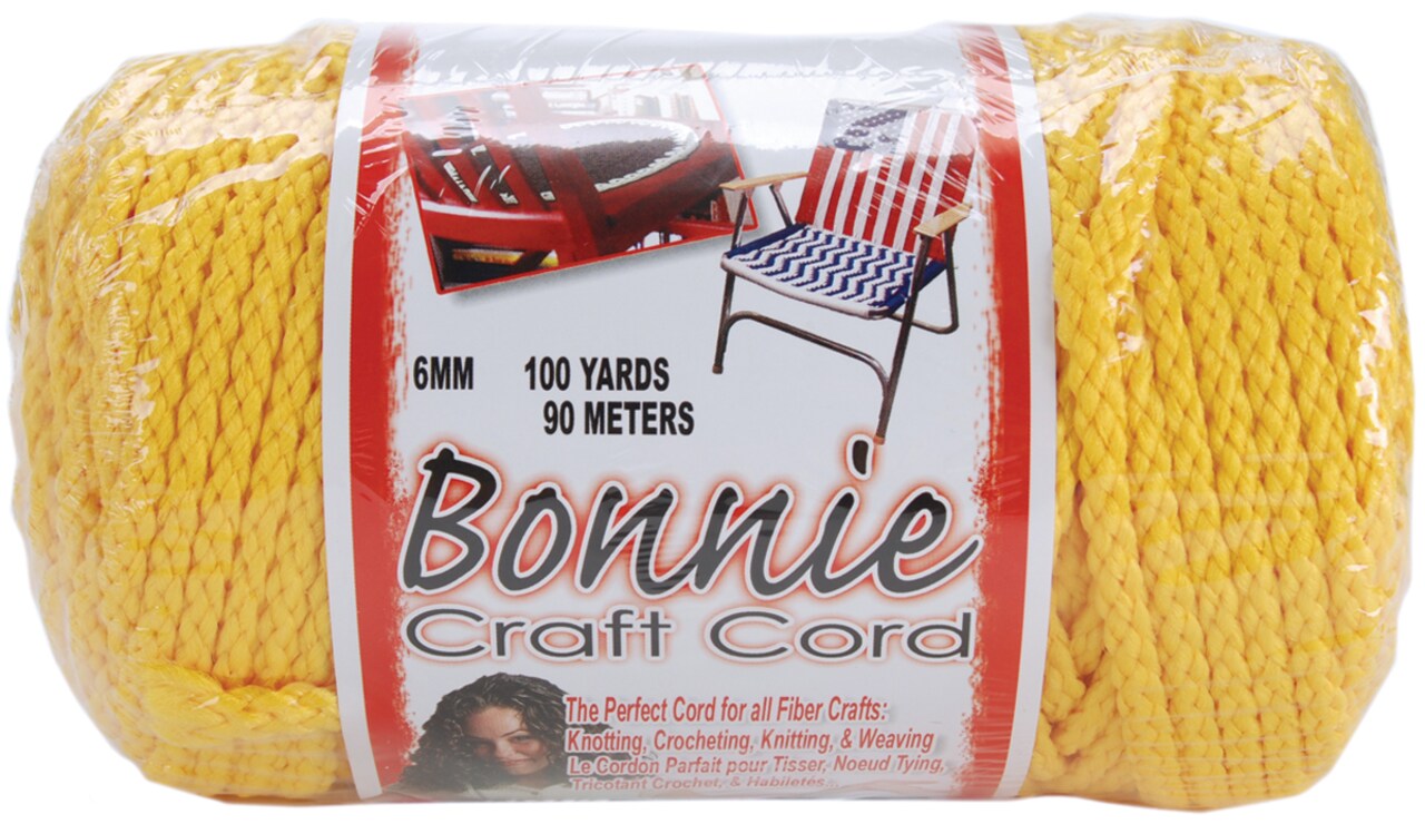 Pepperell 6mm Bonnie Macramé Craft Cord, 100-Yard, Gold Pepperell 6mm Bonnie Macramé Craft Cord, 100-Yard, Gold
