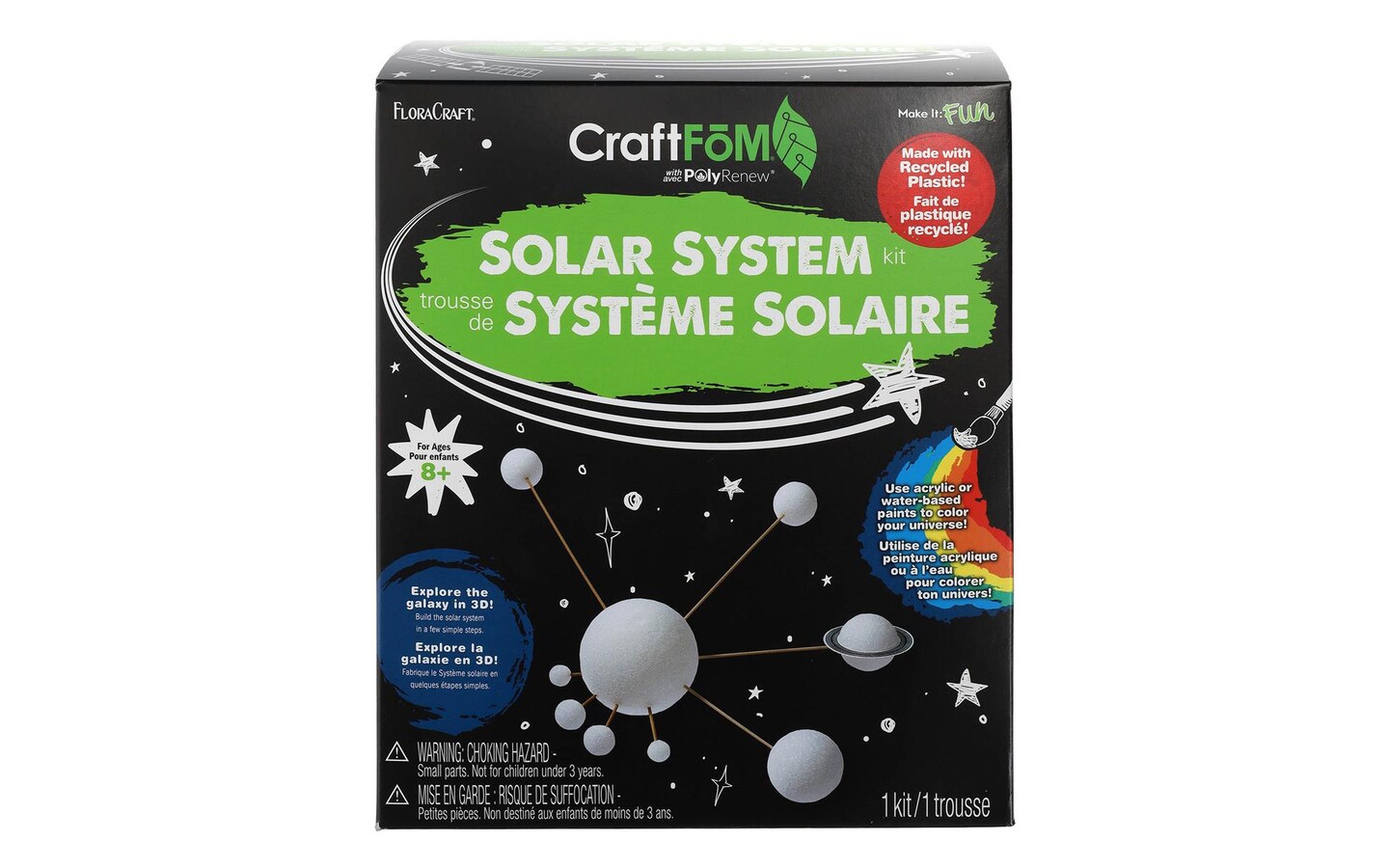 FloraCraft CraftFom Kit Solar System Boxed