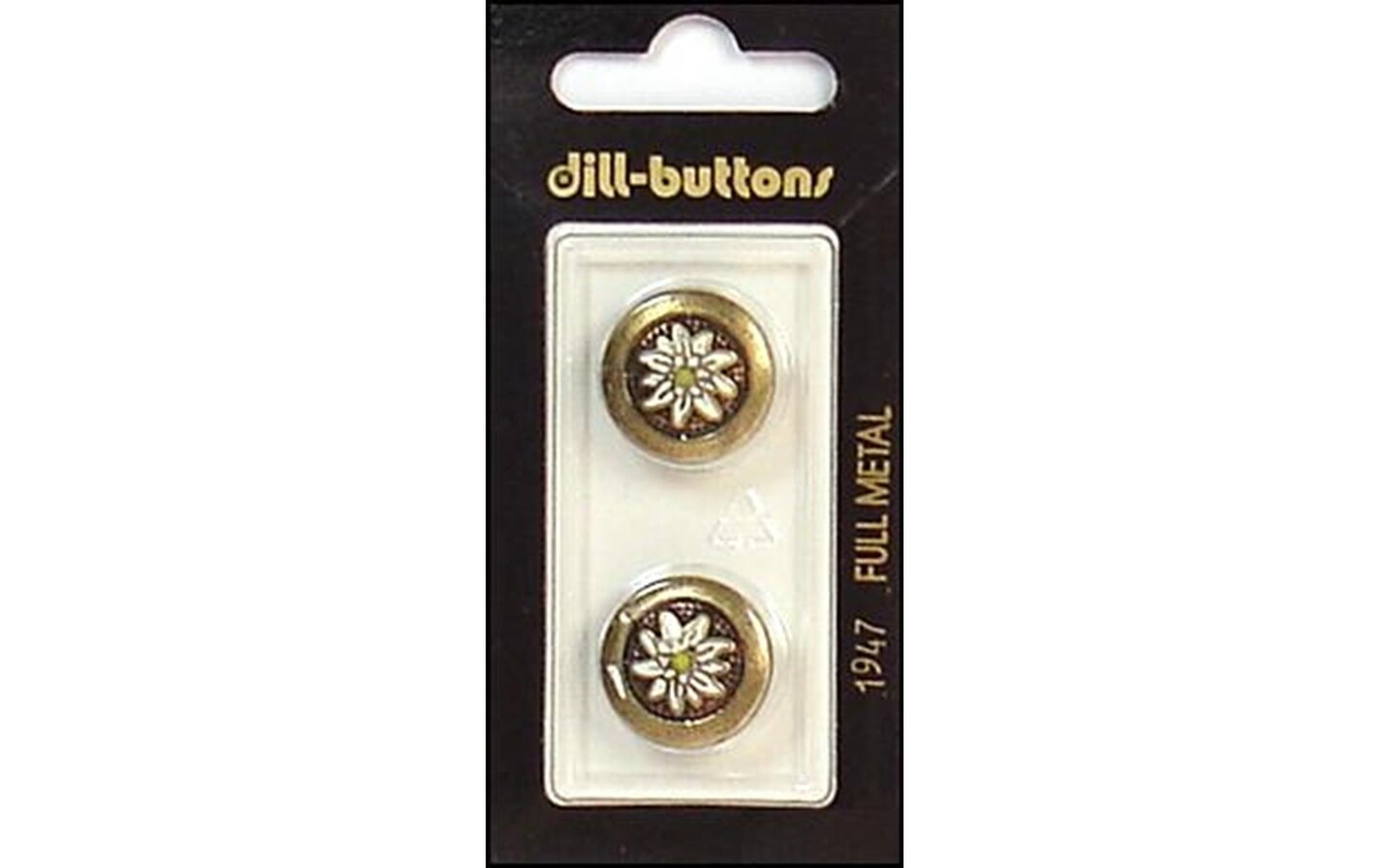 Dill Buttons 18mm 2pc Shank Antique Brass Metal Michaels