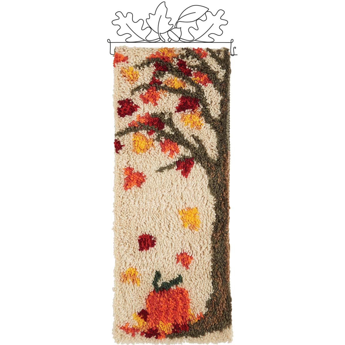Herrschners Falling Leaves I Banner Latch Hook Kit Michaels