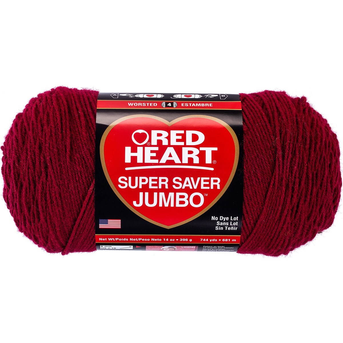 Multipack 4 - Red Super Saver Jumbo Yarn-Burgundy | Michaels