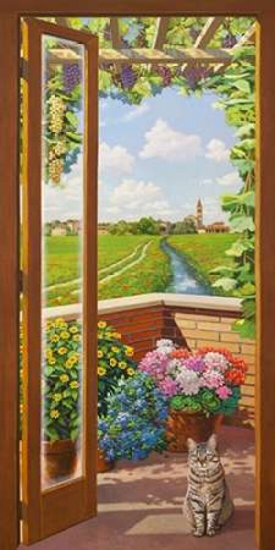 Finestra sulla campagna Poster Print by Andrea Del Missier - Item # VARPDX2ADM3461