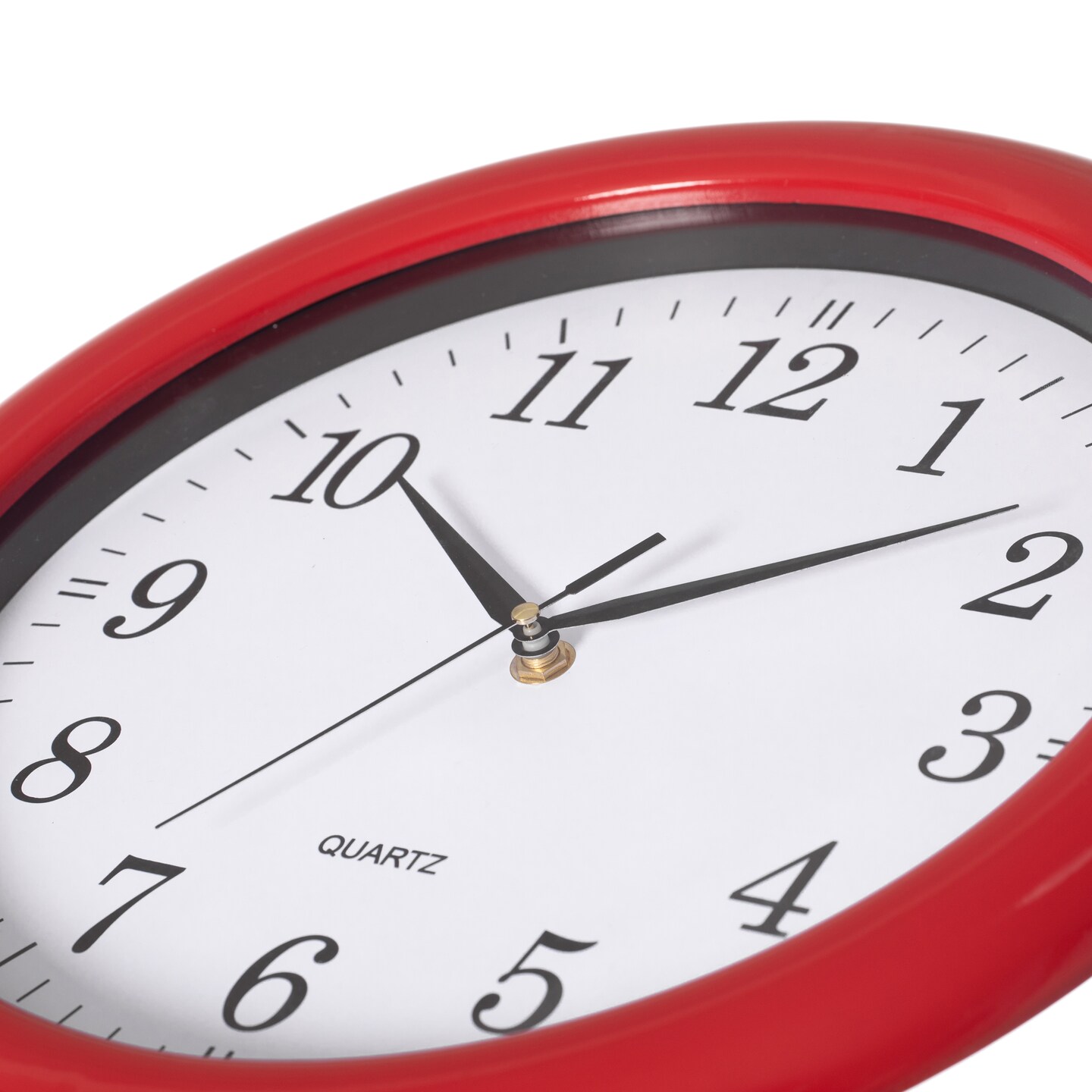 Decorative Classic Round Wall Clock For Living Room, Kitchen, Dining Room, Plastic