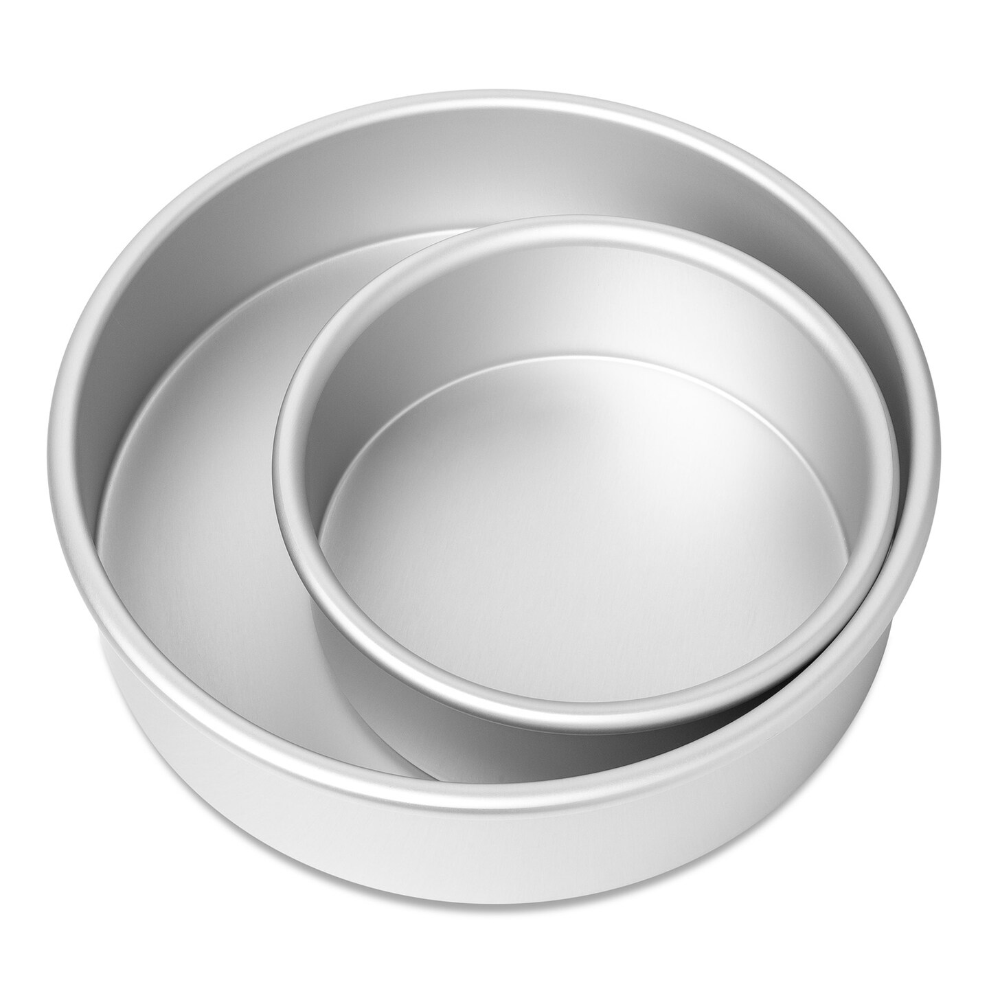 Last Confection Aluminum 2-Piece Round Cake Pan Sets - Professional Bakeware