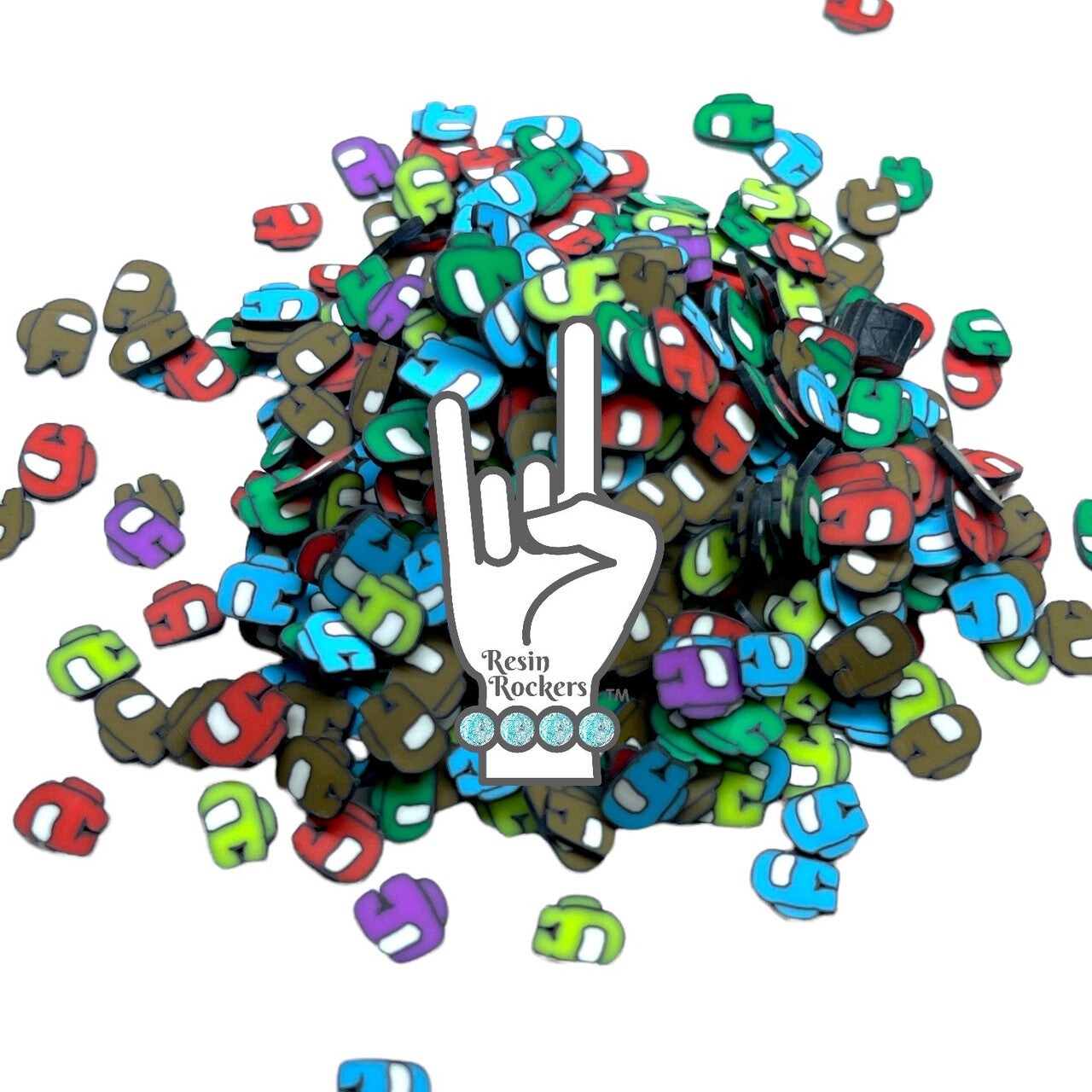 Among Us Inspired Polymer Clay Mix for Epoxy and UV Resin Art