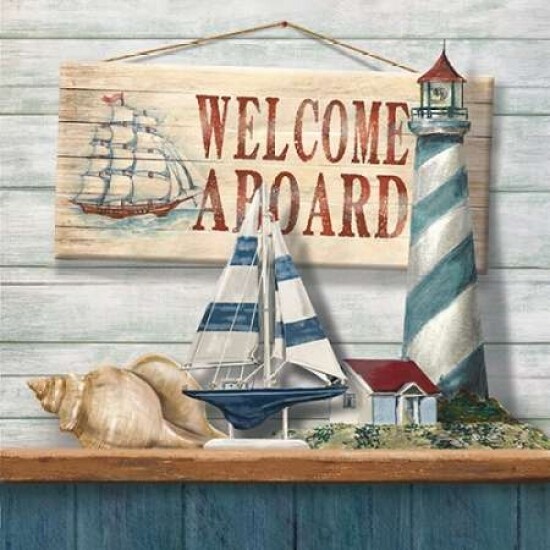 Welcome Aboard Poster Print by Conrad Knutsen - Item # VARPDX14418