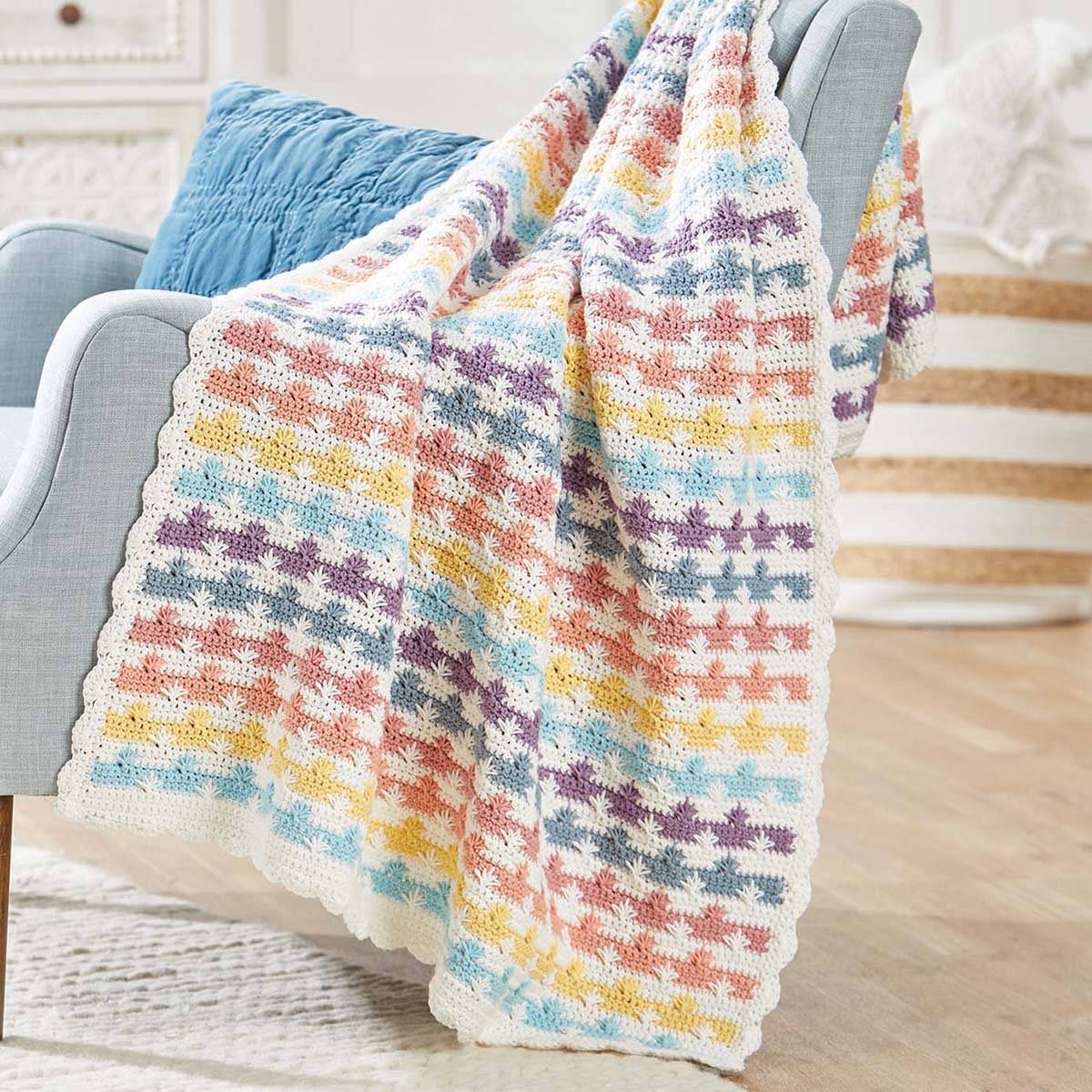 Herrschners Hampstead Crochet Afghan Kit | Michaels