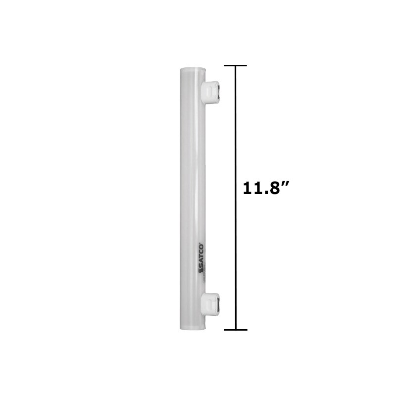 Satco 5w Linestra LED Replacement bulb - 11.8in Warm White Dimmable lamp
