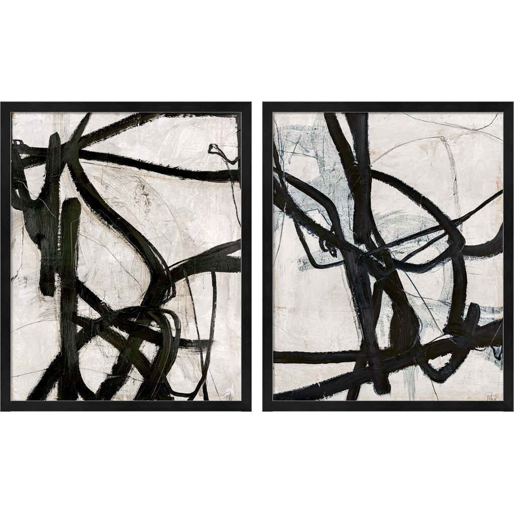 Graphical Lines by Design Fabrikken 17" x 21" Framed Wall Art (Set of 2) Michaels