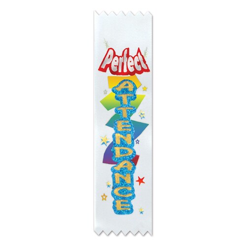 Perfect Attendance Value Pack Ribbons