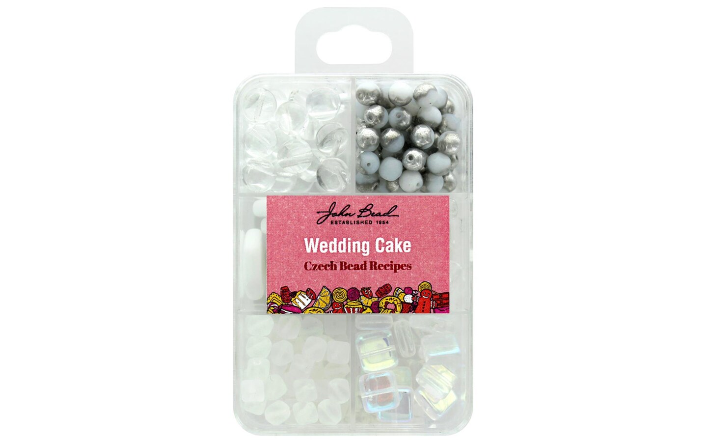 John Bead Recipe Box Bead Wedding Cake