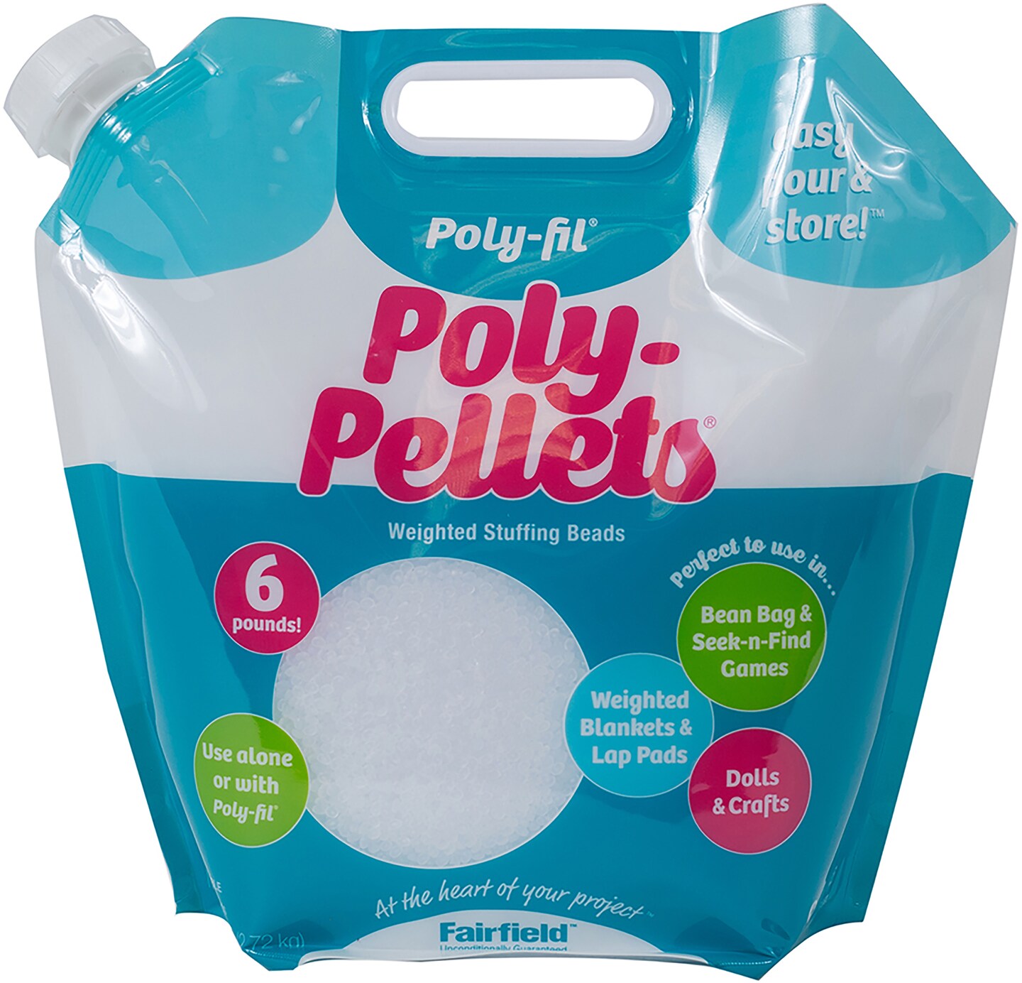 Fairfield Poly-Pellets Weighted Stuffing Beads-6lbs
