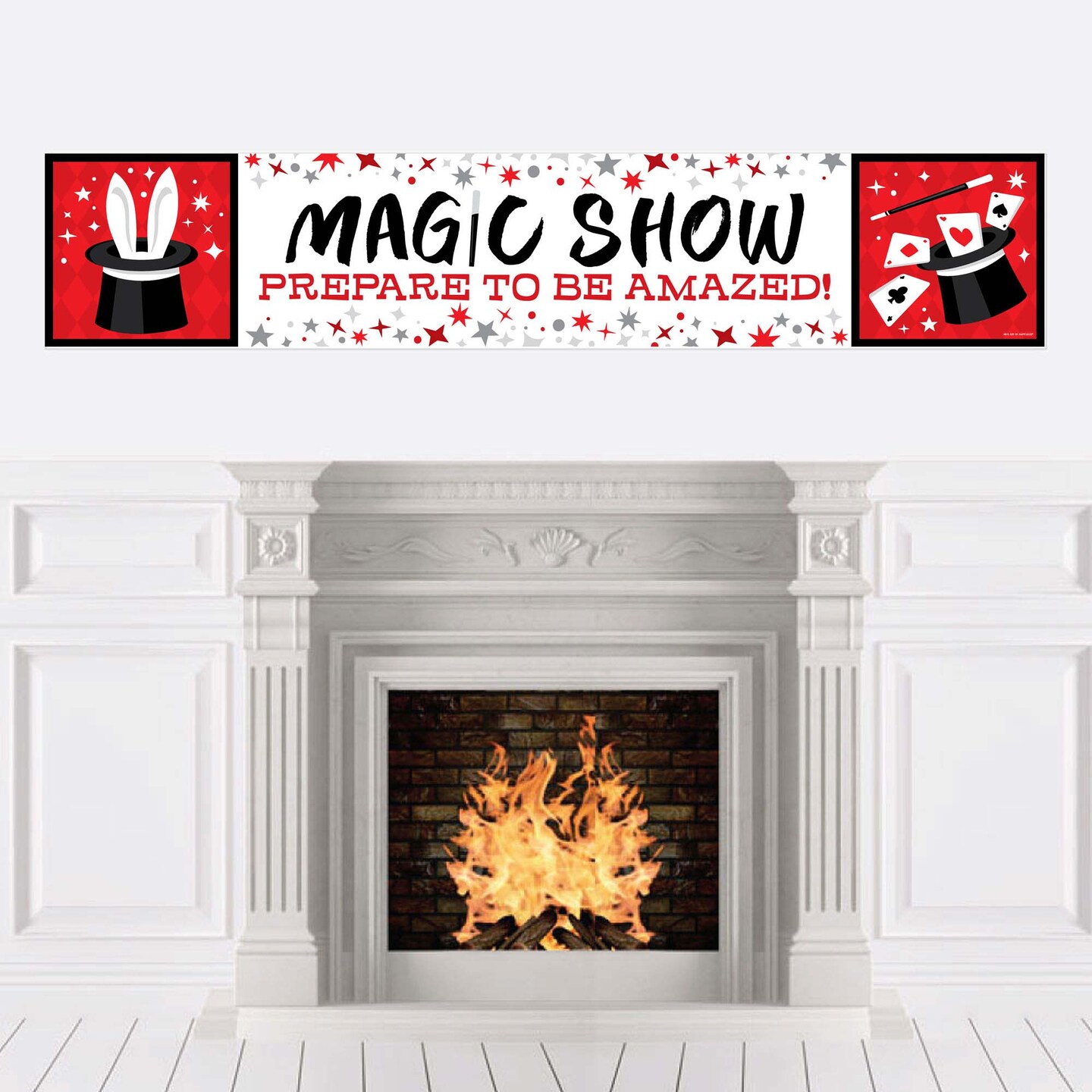 Big Dot of Happiness Ta-Da, Magic Show - Magical Party Decorations Party Banner