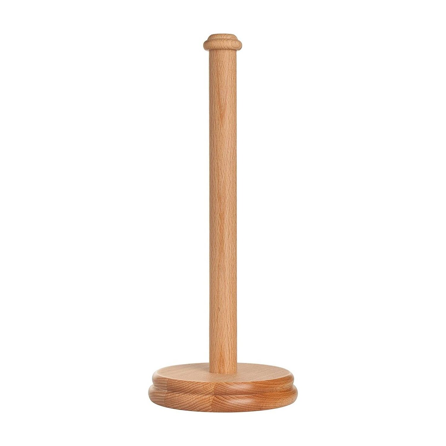 Harold Import Wooden Paper Towel Holder Holds Towel Roll Upright