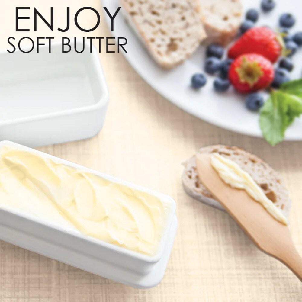 Talisman Designs Butter Keeper - Store and Serve Full Sticks Using French Butter Crock Method, Ceramic