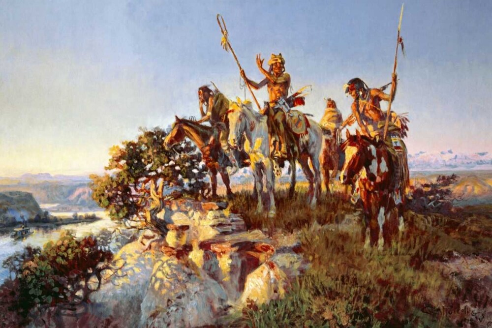 The Fire Boat Poster Print by Charles M. Russell - Item # VARPDX133260