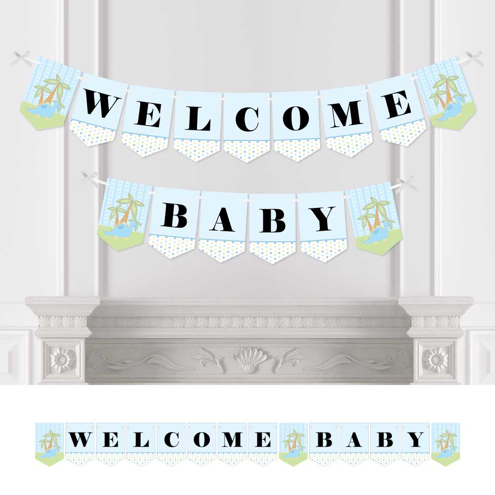Baby shower online bunting boy
