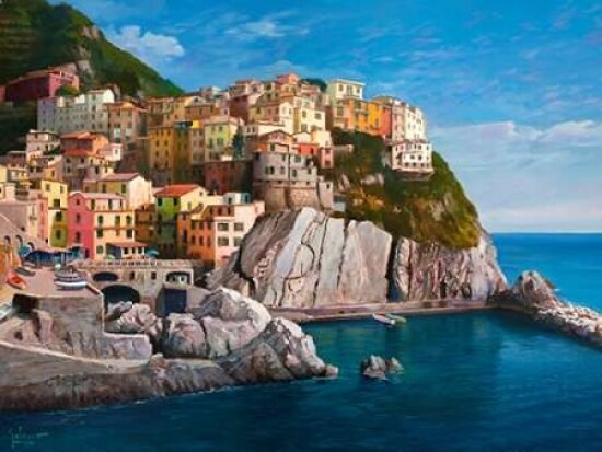 Manarola-Le Cinque Terre Poster Print by Adriano Galasso - Item # VARPDX3AD457