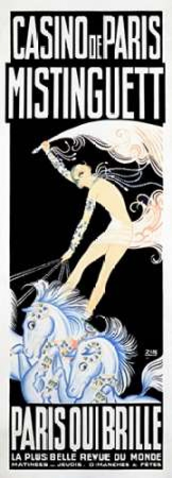 Casino de Paris/Mistinguett/Paris Qui Brille Poster Print by Zig - Item # VARPDX295837