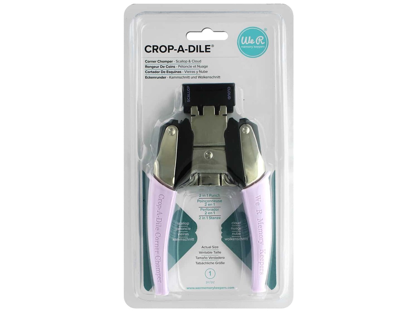 We R Memory Crop-A-Dile Corner Chomper Scallop & Cloud
