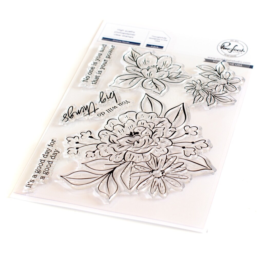 Pinkfresh Studio Clear Stamp Set 4&#x22;X6&#x22;-Dreamy Florals