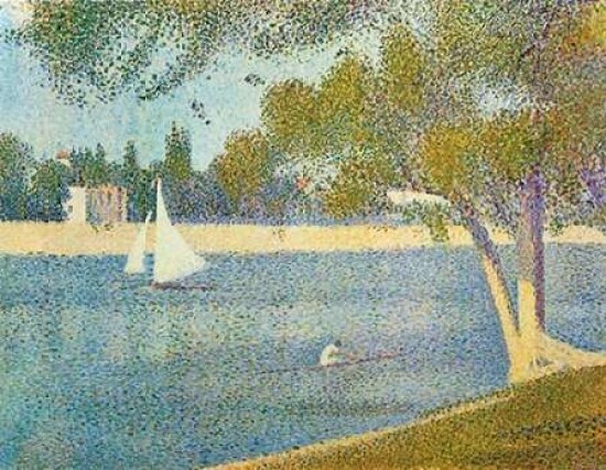 The Seine At La Grande Jatte In The Spring Poster Print by  Georges Seurat - Item # VARPDX374412
