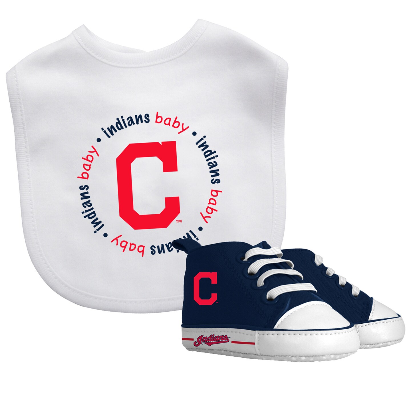 BabyFanatic 2 Piece Unisex Gift Set - MLB Cleveland Indians