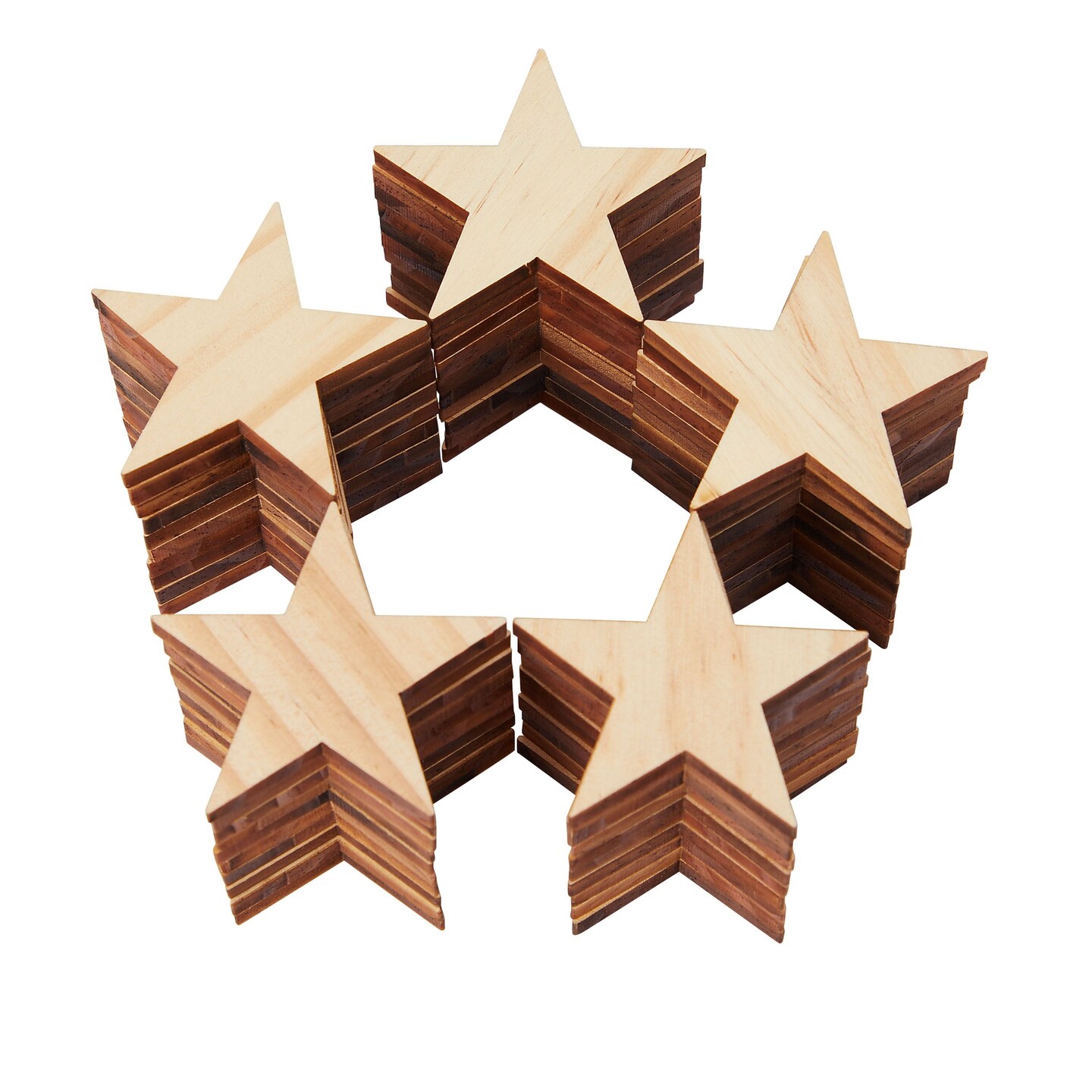 Small wooden best sale craft stars