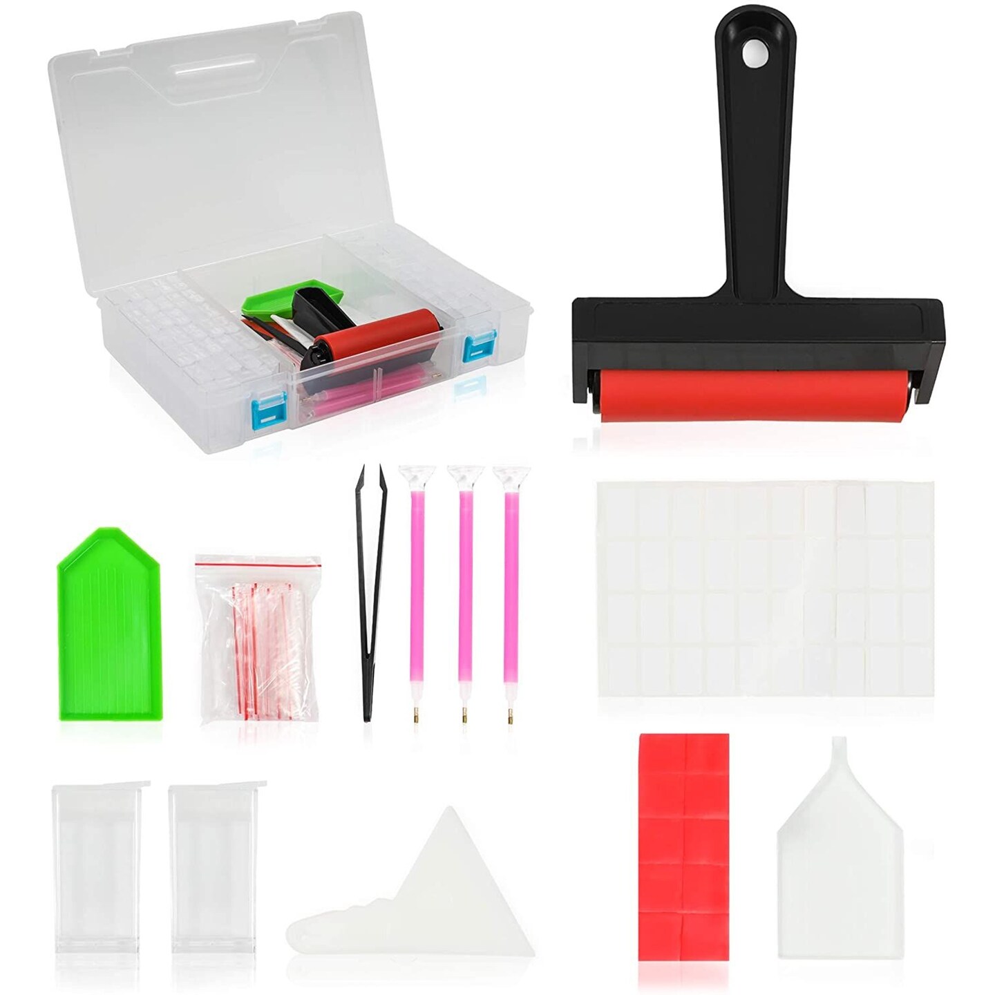 Diamond Painting Kit, Includes Accessory Storage Box, Fixing Tool