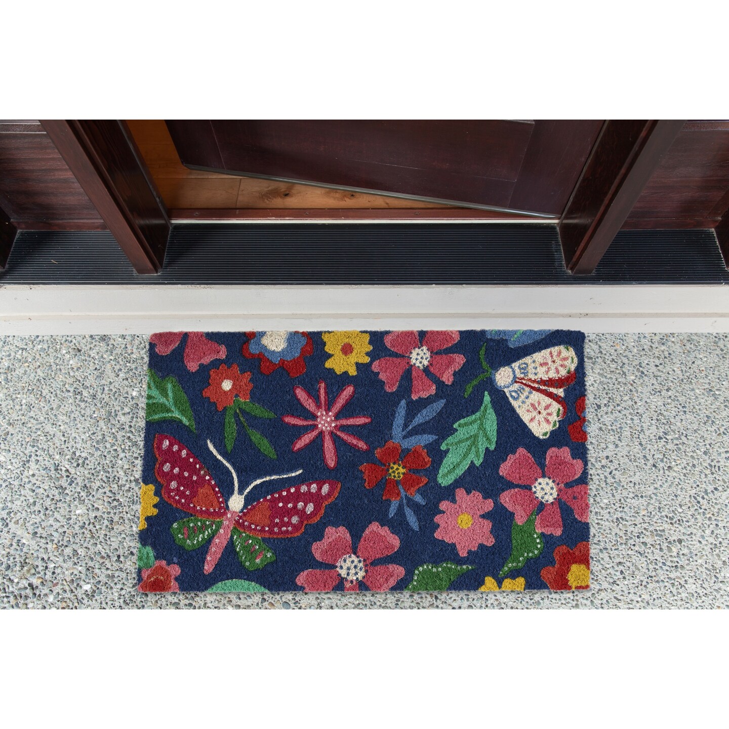 DII Butterfly Blooms Doormat