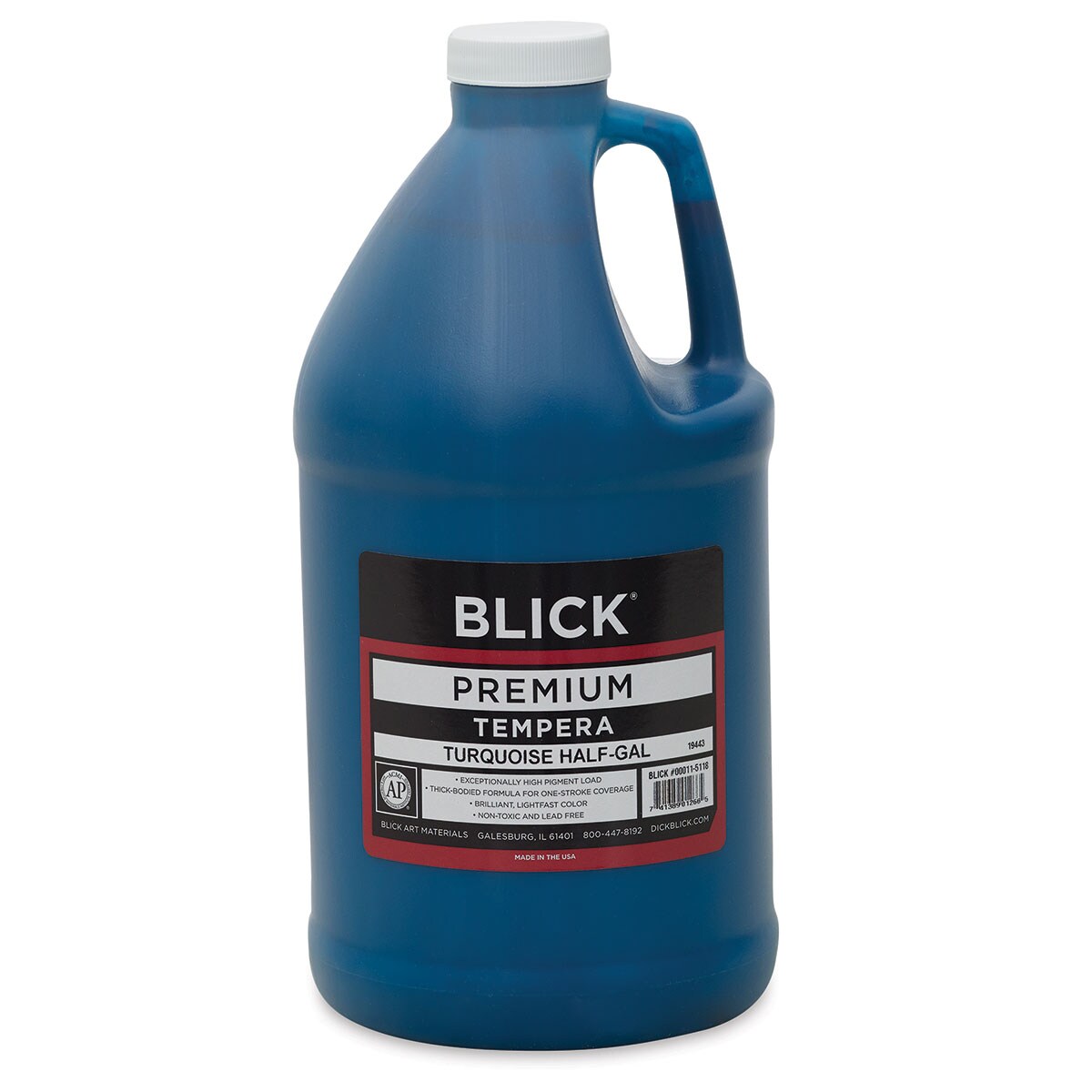 Blick Premium Grade Tempera - Turquoise, Half Gallon