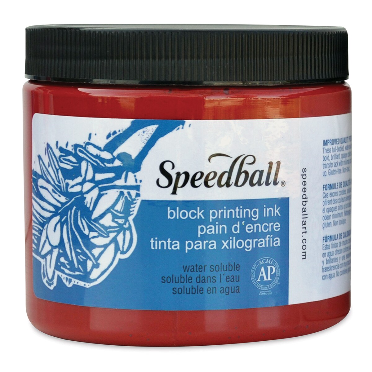 Speedball WaterSoluble Block Printing Ink Red, 16 oz Michaels
