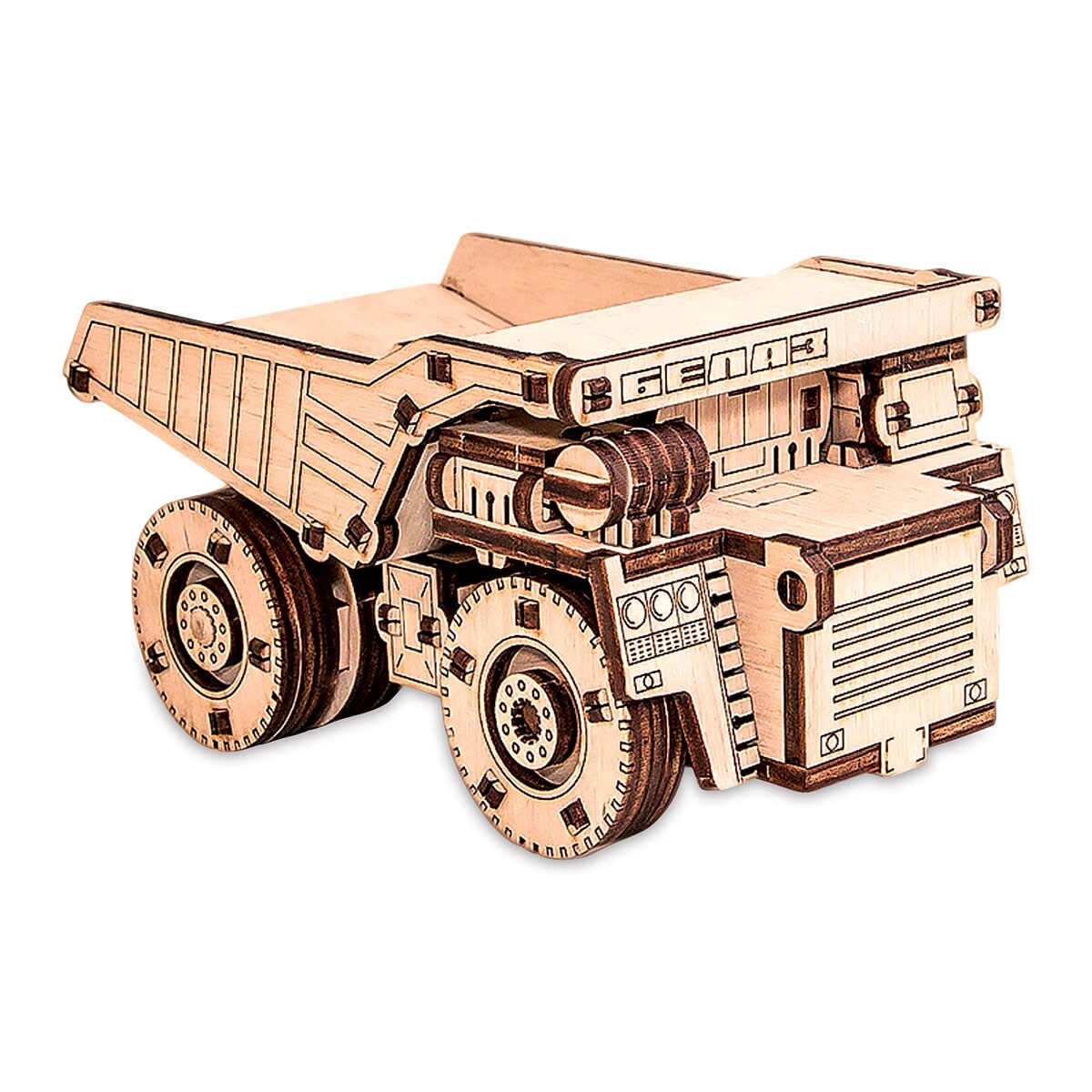 EWA Eco-Wood-Art 3D Vehicle Wood Kit - Mini Belaz