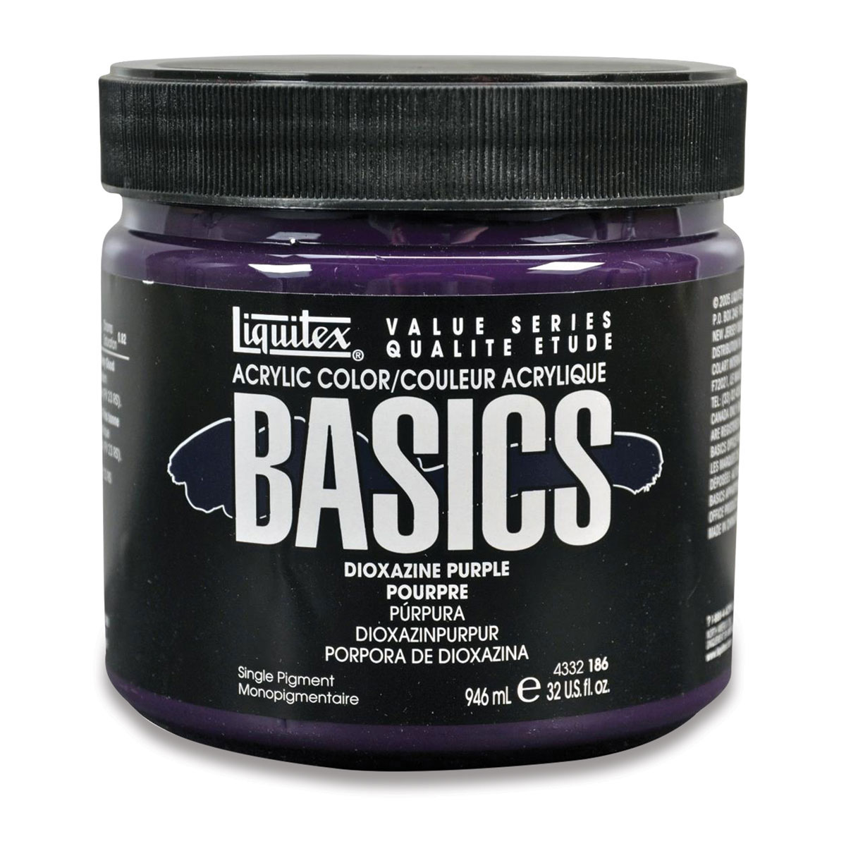 Liquitex Basics Dioxazine Purple, 32 oz jar Michaels